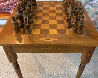 Carved Chess Set
