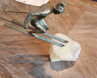 Curtis Jere Bronze "Skier"