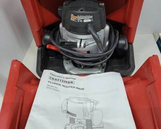 	Craftsman Plunge Router with Case