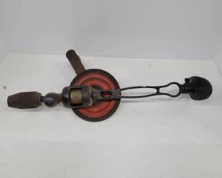 	Hand Crank Brace Drill by Millers Falls Company.