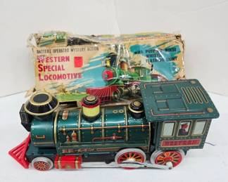 	Western Special Tin Locomotive Toy