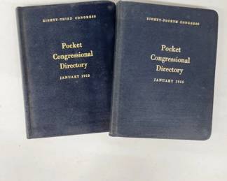  	1953 & 1955 Pocket Photo Congressional Directory