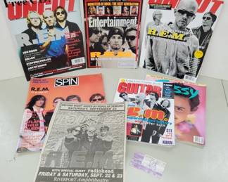 	R.E.M. Memorabilia and Magazines