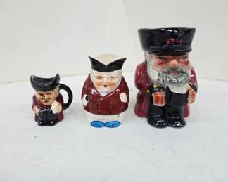 	Three Character Jugs