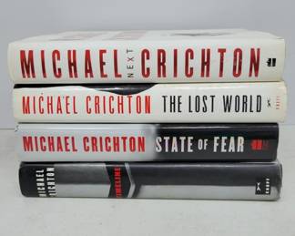 	Michael Crichton book lot