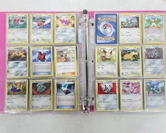 	Binder of Assorted Pokemon Trading Cards