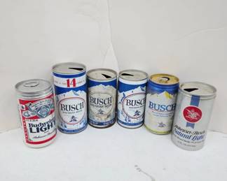 	Vtg Anheuser Busch Beer Cans
