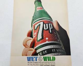 	7Up ‘Wet and Wild’ Advertising Poster