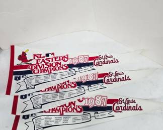 1987 St. Louis Cardinals Pennants Set