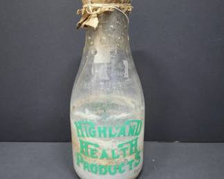 Highland Health Products Glass Bottle