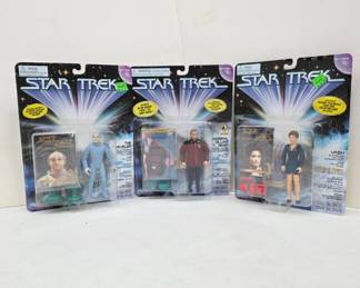 Star Trek Action Figures in Original Packaging
