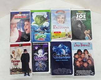 	8 VHS Family Movies