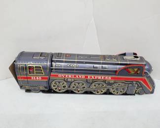 	Overland Express Tin Locomotive Toy
