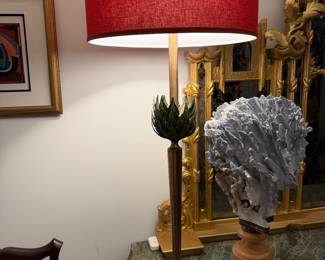 Pair of vintage lamps- coral not for sale