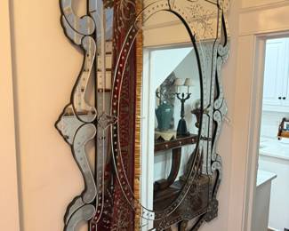 Horchow large Venetian mirror