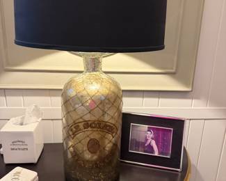 Mercury, glass lamps pair