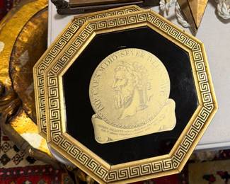 Pair of decorative plaques