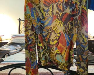Gorgeous and dramatic butterfly sweater by Missoni. Size small to small medium. 