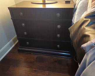 One of two Ralph Lauren small chests or bedside tables