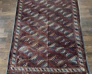 Yomut (Yamout) (Yomud) Turkestan rug with traditional "guls"