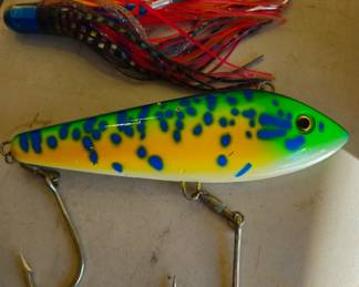 Two large deep sea lures