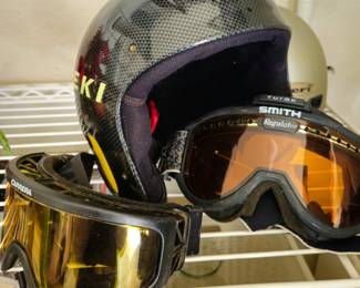 One of two youth skills helments