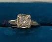 14k white gold .43 ct., VSI M, size 6.25