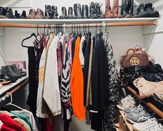 Ladies Clothes, Shoes, Purses.