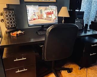 Nice Custom Designed Desk, only and lamps