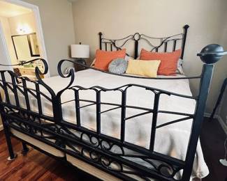 African Crafted hand made bed King Size Bed, Mattress not included. made in Lome Togo Africa.