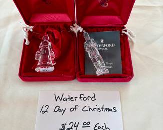 Waterford. See picture for pricing. Buy it now. Choice.