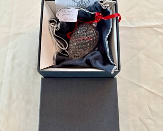 Stueben Crystal ornament. Price as shown. Buy it now.