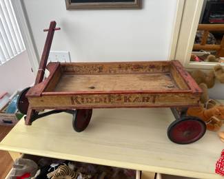 Antique kiddie kart $250