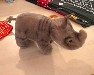 Steiff rhinoceros $65