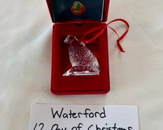 Waterford. See picture for pricing. Buy it now. Choice.