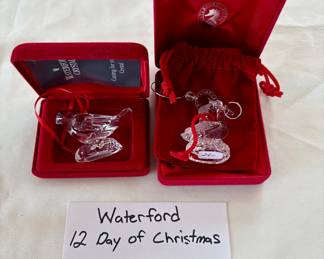 Waterford. See picture for pricing. Buy it now. Choice. Bird on left in this picture is sold
