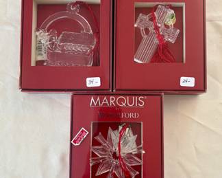 Waterford Marquis Christmas. Choice. See pics for pricing. Buy it now.