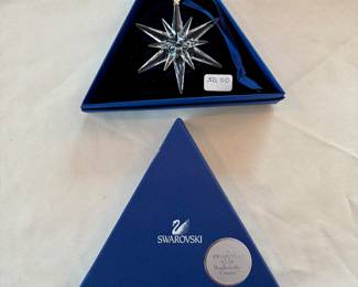 Swarovski Crystal ornaments. Price as shown. Choice. Buy it now.