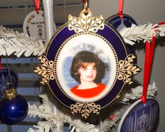Jackie, Kennedy, first ladies library ornament $18 buy it now