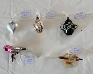 Vintage ornaments. See pictures for pricing. Buy it now.