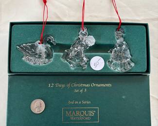 Waterford 12 Days of Christmas. Marquis. See pic for pricing. Buy it now.