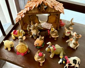 Darling Charming Tales little creatures Nativity set. Buy it now. 12 piece set. $52