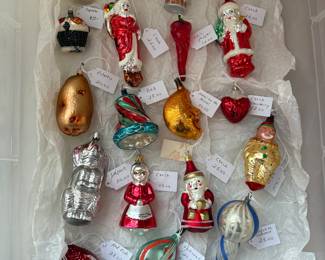 Vintage misc ornaments. Germany. Mercury glass (?) . See pics for pricing. Choice. Buy it now