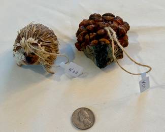 Woodland themed ornaments. Choice at $4. Buy it now.