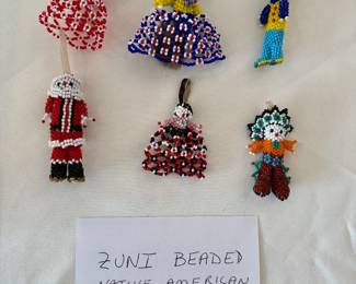Zuni Beaded Native American ornaments. $20 choice. Buy it now.