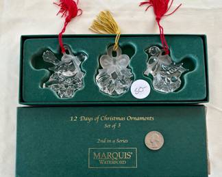 Waterford 12 Days of Christmas. Marquis. See pic for pricing. Buy it now.