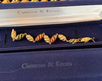 Camrose & Kross gold with jewels bracelet $30 buy it now