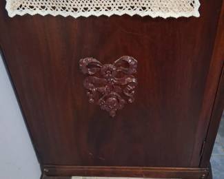 Side View of Chippendale style Buffet