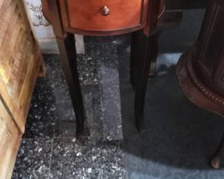 Item 34 Wood Phone Table with Drawer $30