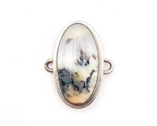 Sterling Silver TABRA Dendrite Opal Charm